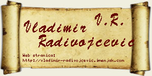 Vladimir Radivojčević vizit kartica